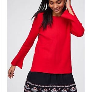 Split sleeve sweater